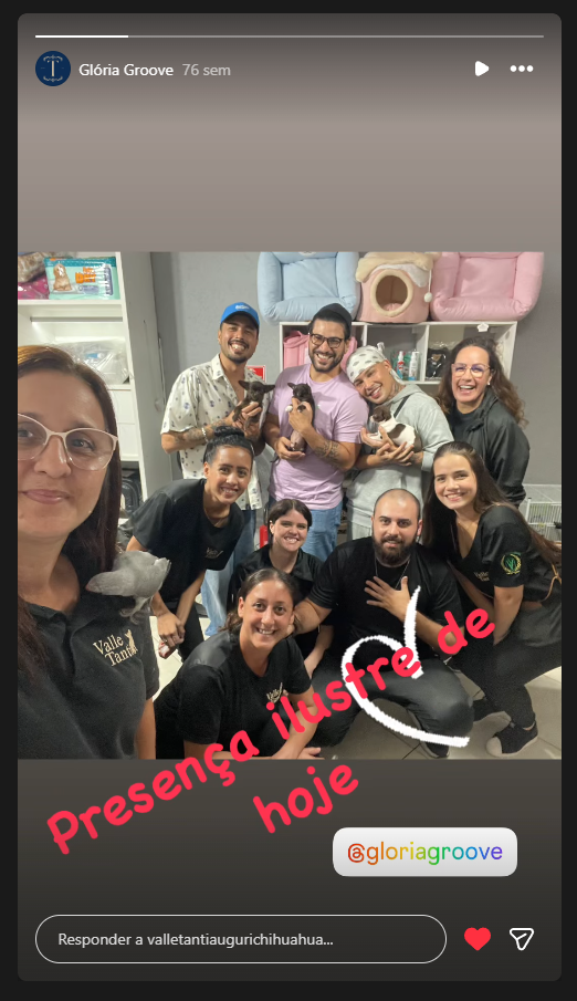Família e filhote do Valle Tanti Auguri, foto 1